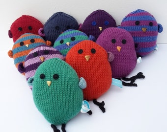 Bird knitting pattern