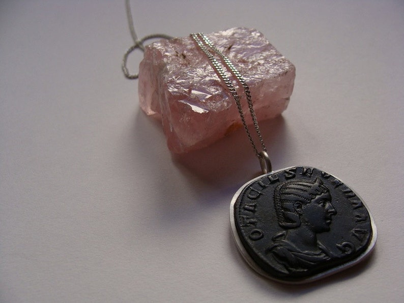 Vintage Otacilia Silver Pendant.