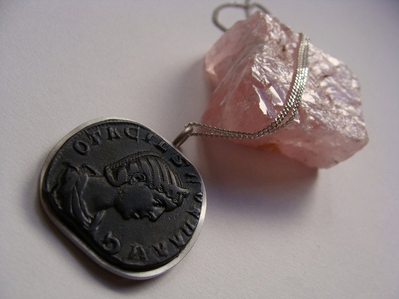 Vintage Otacilia Silver Pendant.