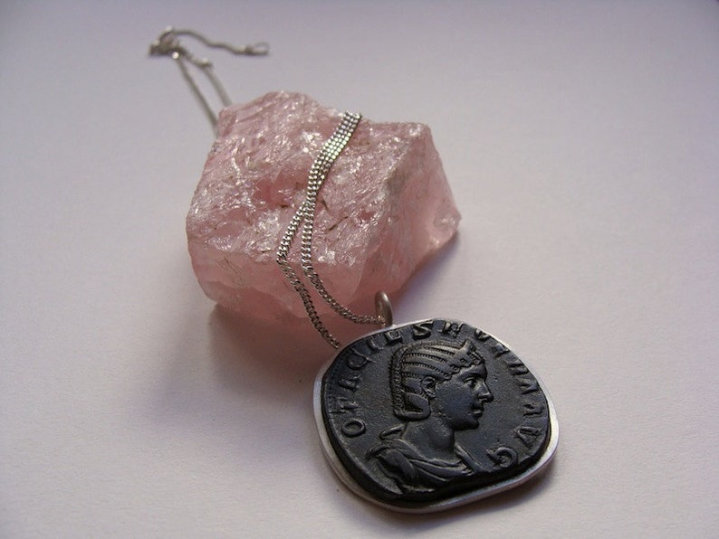 Vintage Otacilia Silver Pendant.