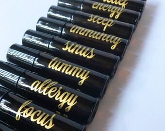 Perfect Ten | Roller Bottle LABELS: Perfect for 10ml Essential Oil Roller Bottles