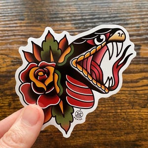 Schlange Tattoo Sticker