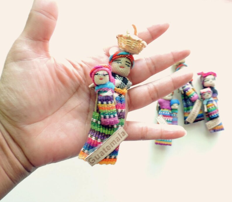 Cute Fridge Guatemala Worry Doll Mexican Etsy