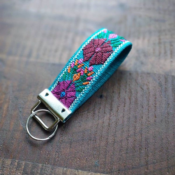 Embroidered Keychain Etsy