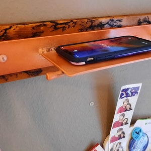 Fantastic Rose Gold Purse/Coat Rack, Phone Shelf, and Key Holder for Entryway