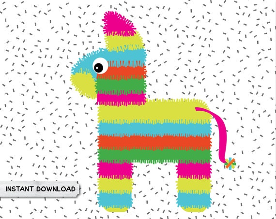 instant download pin the tail on the donkey, fiesta decorations, fiesta birthday decorations, fiesta birthday game Il_570xn