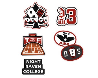 Deuce Embroidered Patch Set