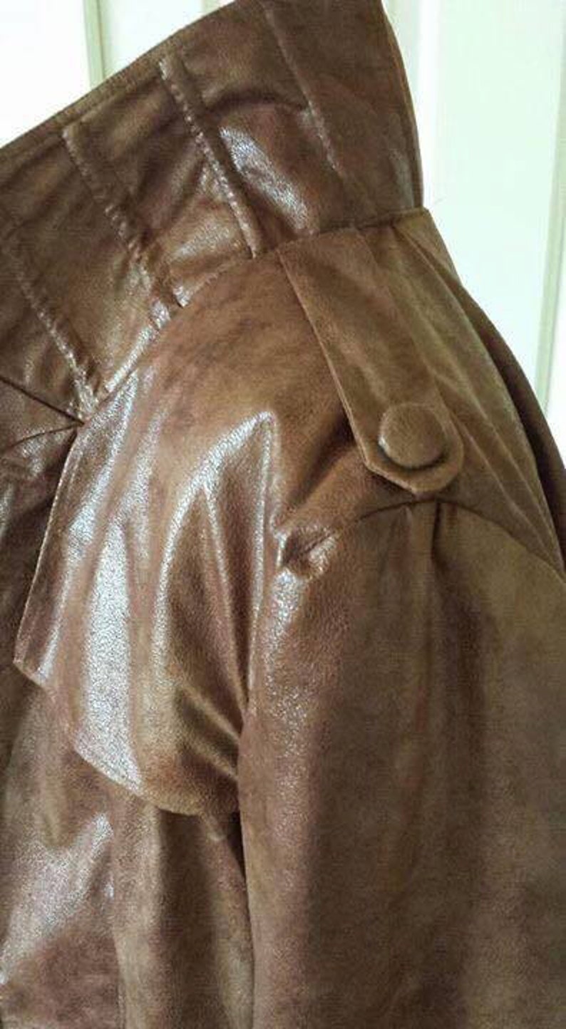 90's X-men Gambit Jacket brown Faux Leather | Etsy