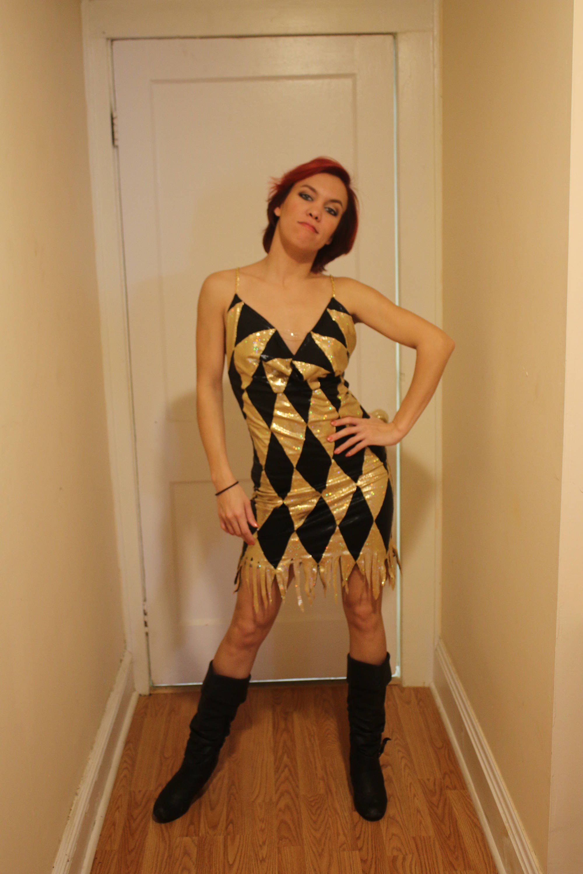 Formal harley quinn dress hot topic Clearance