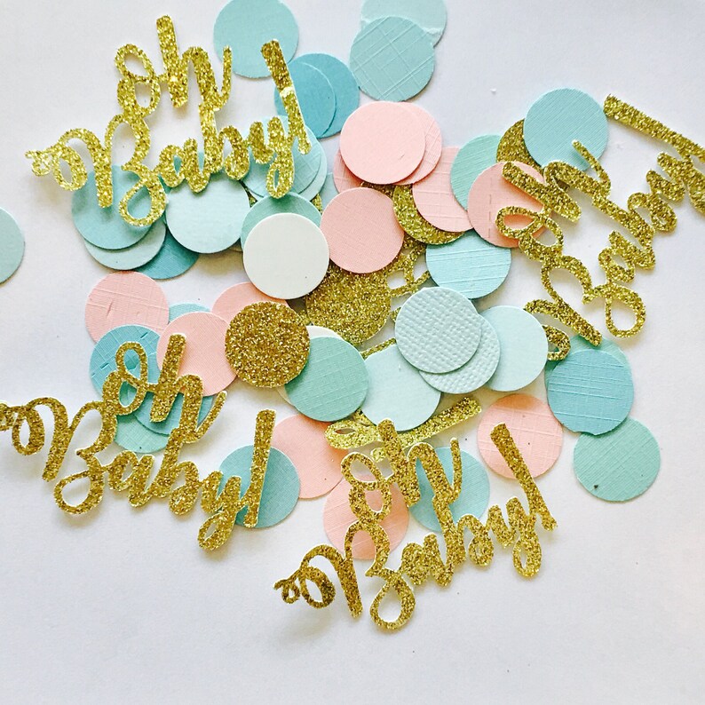100ct Oh Baby Confetti. Oh Baby Confetti Baby Shower Etsy