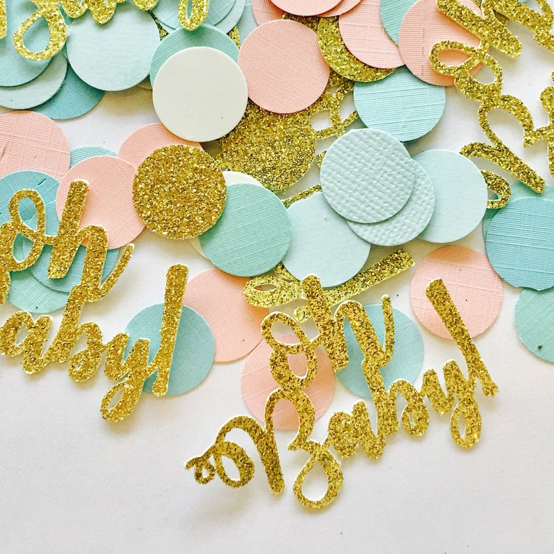 100ct Oh Baby Confetti. Oh Baby Confetti Baby Shower Etsy