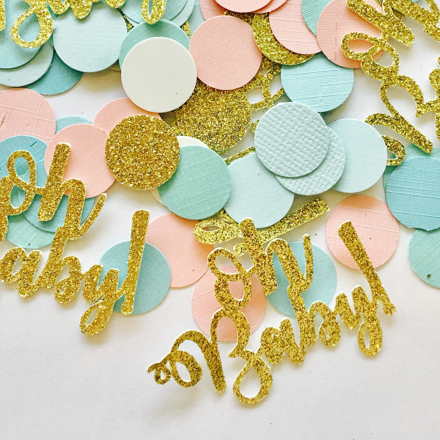 100ct oh baby Confetti. Oh baby confetti Baby shower | Etsy