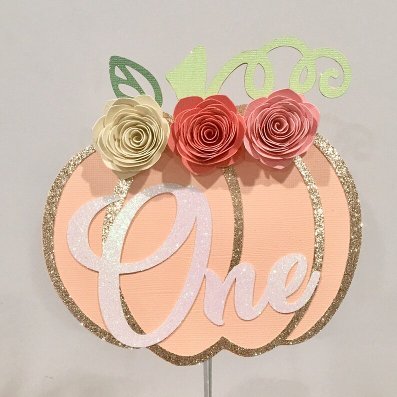 Little pumpkin cake topper pumpkin cake topper fall cake ...