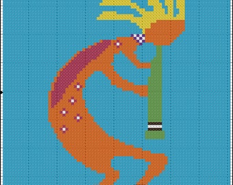 Kokopelli Needlepoint Pattern 2