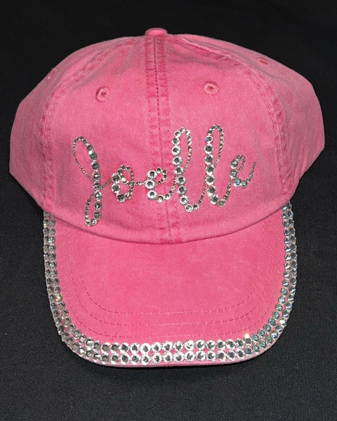 Rhinestone Hat Baseball Cap Custom Made Handmade Bling/glam - Etsy