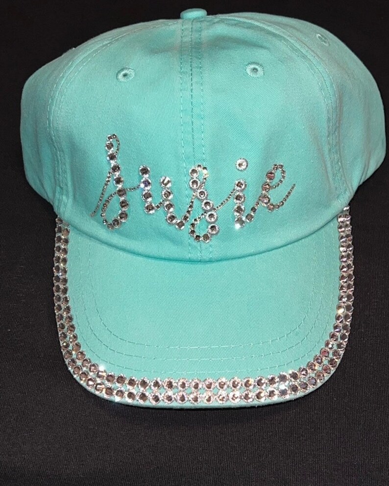 Rhinestone Hat Baseball Cap Custom Made Handmade Bling/glam ...
