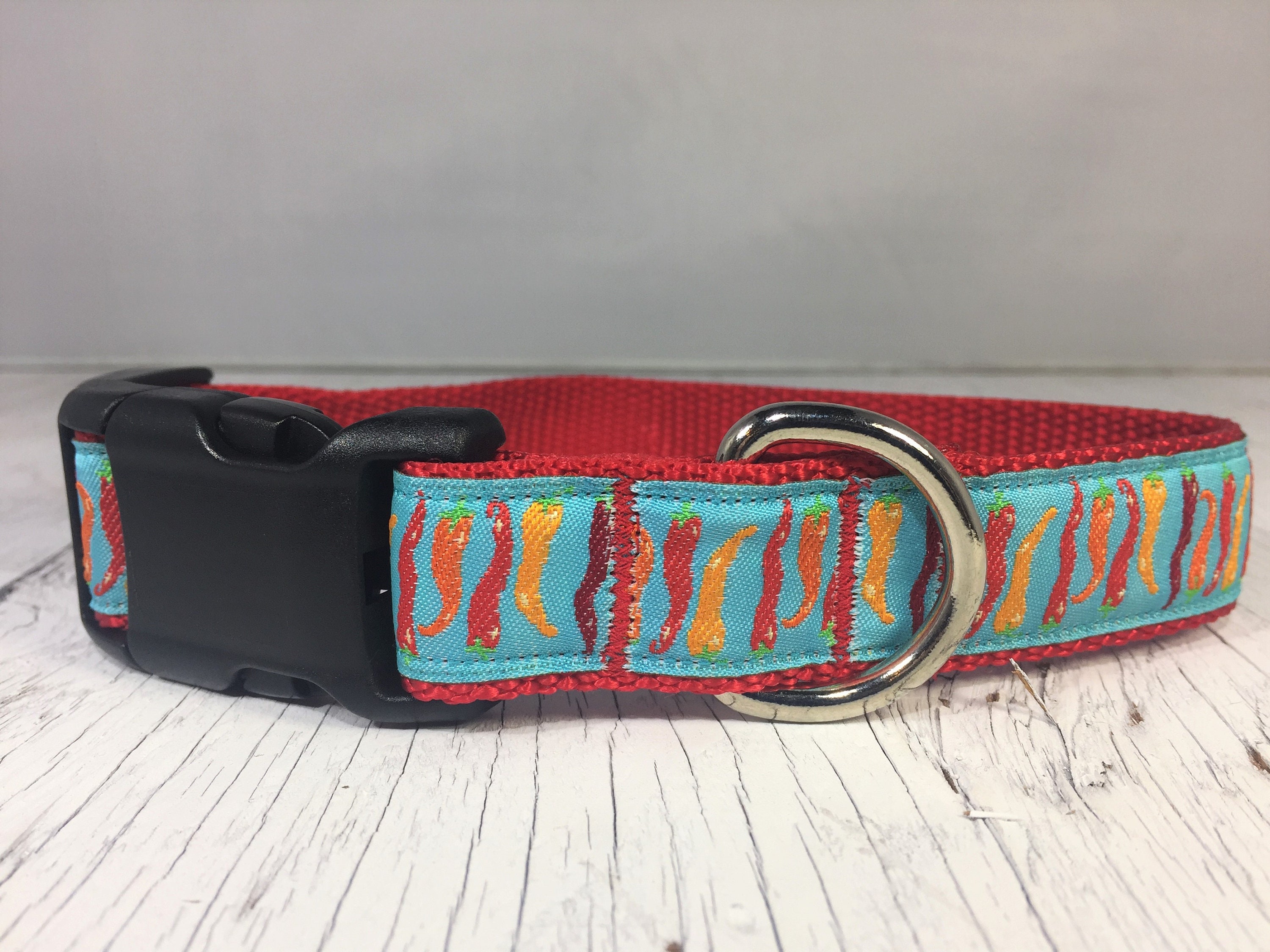 Chili Pepper Dog Collar Etsy