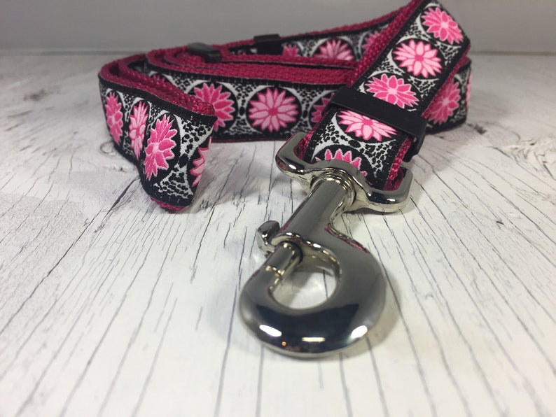 Pink Pinwheel Daisies Dog Collar Etsy