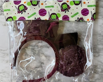 Bolsa de Guardianes de la Galaxia, GOTG, Gamora, Bolsa de viaje, Bolsa Disneyland, Bolsa de vinilo, Bolsa Disney, 265