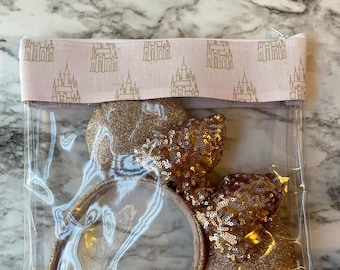 Bolsa del castillo de Disneyland, Castillo de Aurora, Castillo de Disneyworld, Bolsa de viaje, Bolsa de Disneyland, Bolsa de vinilo 175