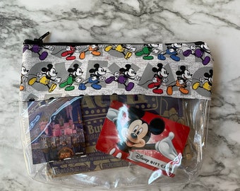 Mickey Mouse, rainbow, pride, gay pride, Travel bag, Disneyland bag, vinyl bag, disney bag, Mickey, Mickey Bag 172