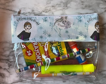 Frozen 2 bag, Frozen, Elsa, Anna, Olaf, Travel bag, Disneyland bag, vinyl bag, disney bag 264