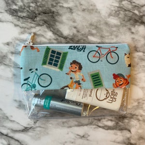 Luca, Alberto, Pixar, Guilia, Vespa, Travel bag, Disneyland bag, vinyl bag, disney bag 254