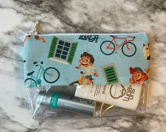 Luca, Alberto, Pixar, Guilia, Vespa, Travel bag, Disneyland bag, vinyl bag, disney bag 254