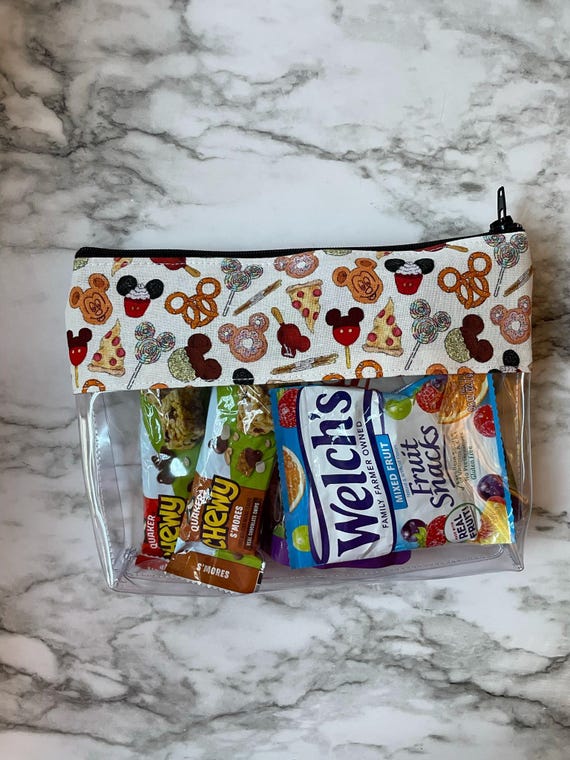 Disney Snacks, disney ice cream, disney treats, disney park, disney ride, Disney world, Travel bag, Disneyland bag, vinyl bag 270