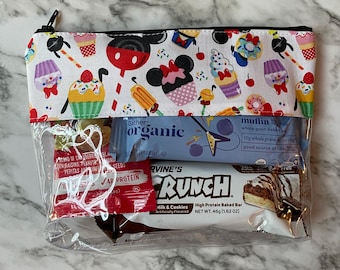 Snacks Disney, helados Disney, golosinas Disney, parque Disney, atracción Disney, Disney World, bolsa de viaje, bolsa Disneyland, bolsa de vinilo 292