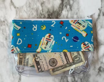 Star Wars bag, BB8, Droid, R2D2, Travel bag, Disneyland bag, vinyl bag, disney bag 101