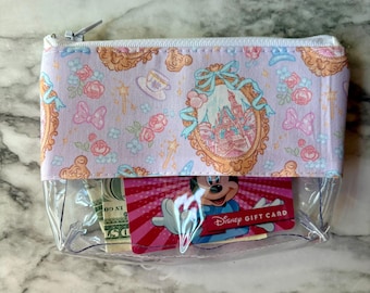 Bolso Disney Coquette, Small World, Castillo Disney, parque Disney, bolso de viaje, bolso Disneyland, bolso de vinilo, lazos Disney