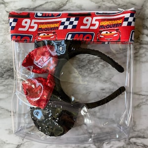 Cars, Lightening McQueen, Mater, Travel bag, Disneyland bag, vinyl bag, disney bag, 297