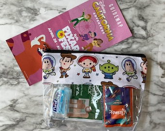 Toy Story Bag, Jessie, Woody, Alien, Buzz Lightyear, Toy Story, Travel bag, Disneyland bag, vinyl bag, disney bag, ear bag, 334