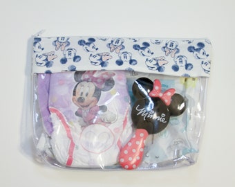 Mickey Mouse, Minnie Mouse, Mickey & Minnie, Travel bag, Disneyland bag, vinyl bag, disney bag, Mickey bag, 89