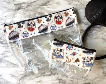 Disney cruise ship, Disney ride, Disney world, Travel bag, Disneyland, vinyl bag, disney bag