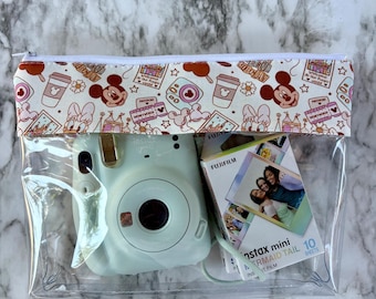 Disney doodles bag, Small World, Monorail, Dumbo, Disney Castle, disney park, Travel bag, Disneyland bag, vinyl bag