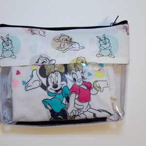 Bambi, Thumper, Flower, Disney Classic, Disney world, Travel bag, Disneyland, vinyl bag, disney bag, 80