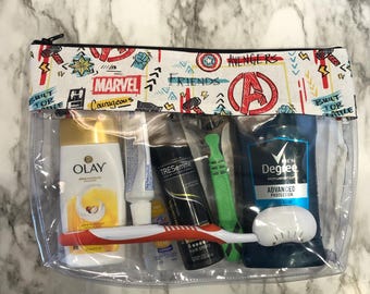 Marvel, Capitán América, Héroe, Iron Man, Pantera Negra, Thor, Bolsa de viaje, Bolsa Disneyland, Bolsa de vinilo, Bolsa Disney, 135