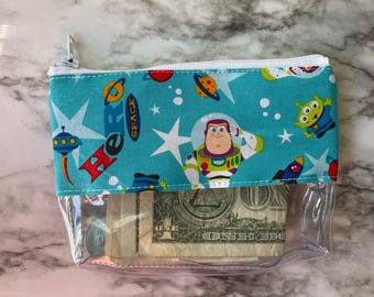 Buzz Lightyear bag, Toy Story, Buzz, Travel bag, heart hands, Disneyland bag, vinyl bag, disney bag, ear bag, 274