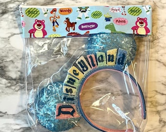 Bolsa de Toy Story, bolsa de Woody, Jessie, vaquero, vaquera, Jesse, Buzz Lightyear, bolsa de viaje, bolsa de Disneyland, bolsa de vinilo, bolsa de Disney, bolsa de orejas, 197