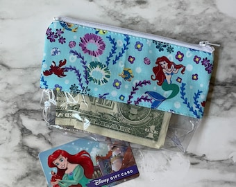 Ariel Bag, Flounder, Sebastian, Little Mermaid. Disney Princess, Disneyland bag, vinyl bag, disney bag, mermaid, princess 332