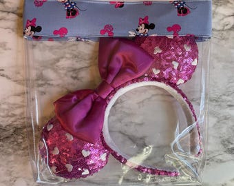 Minnie Mouse, Bolsa de viaje, Minnie adolescente, Bolsa Disneyland, Bolsa de vinilo, Bolsa Disney, Monedero, 234