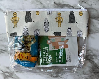 Bolsa de Star Wars, Storm Trooper, C3PO, Estrella de la Muerte, Sable de Luz, Bolsa de viaje, Bolsa de Disneyland, Bolsa de vinilo, Bolsa Disney 316