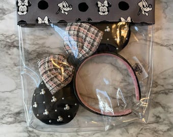 Mickey Mouse, Minnie Mouse, Mickey & Minnie, bolsa de viaje, bolsa de Disneyland, bolsa de vinilo, bolsa de Disney, Donald, Goofy, bolsa con orejas 224
