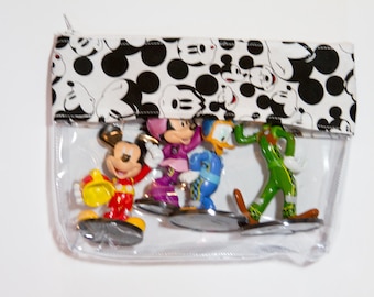 Mickey Mouse, Travel bag, Disneyland bag, vinyl bag, disney bag, Mickey bag 4