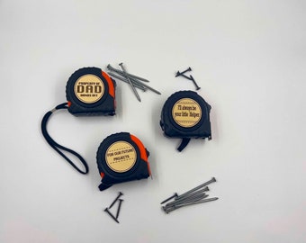 Personalized Engraved Measuring Tape Fathers Day