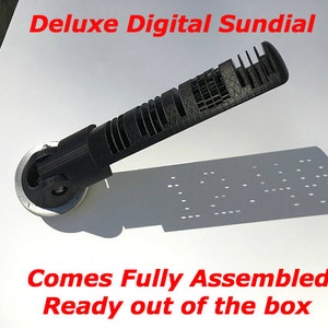 Digital Sundial | 3D Digital Sundial | Garden Sundial | Outdoor Sundial | Portable Sundial | Pocket Sundial | Digital 3D Printing | Clock