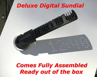 Digital Sundial | 3D Digital Sundial | Garden Sundial | Outdoor Sundial | Portable Sundial | Pocket Sundial | Digital 3D Printing | Clock
