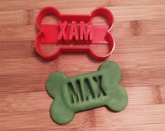 Custom Dog Bone Cookie Cutter: Personalized Treat Cutter